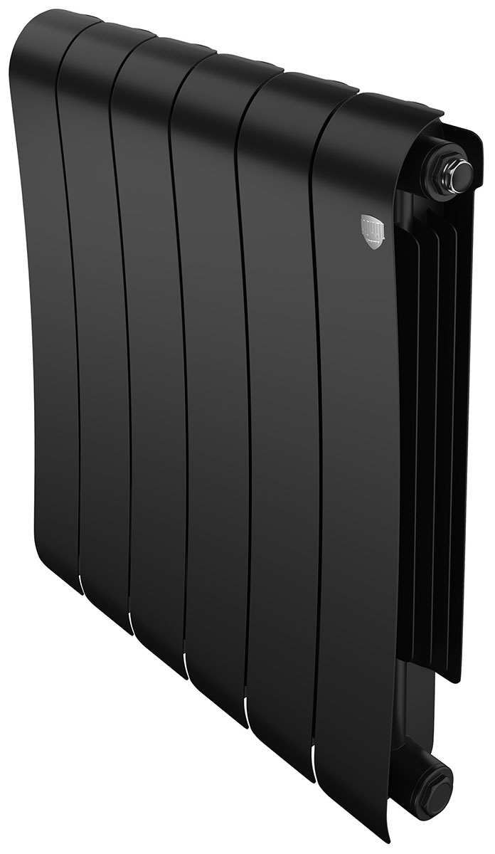 Радиатор биметаллический Royal Thermo Infinity 500 Noir Sable, 6 секций