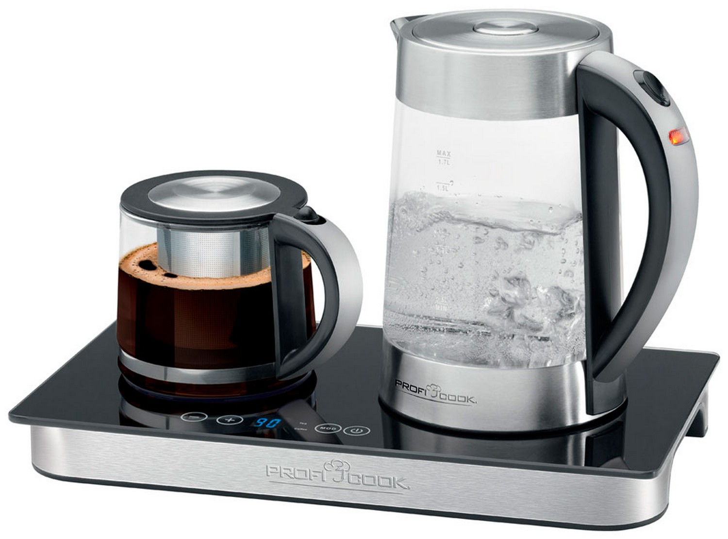 Чайный набор Profi Cook PC-TKS 1056, кофейник, 2000-2250 Вт, сенсорная панель