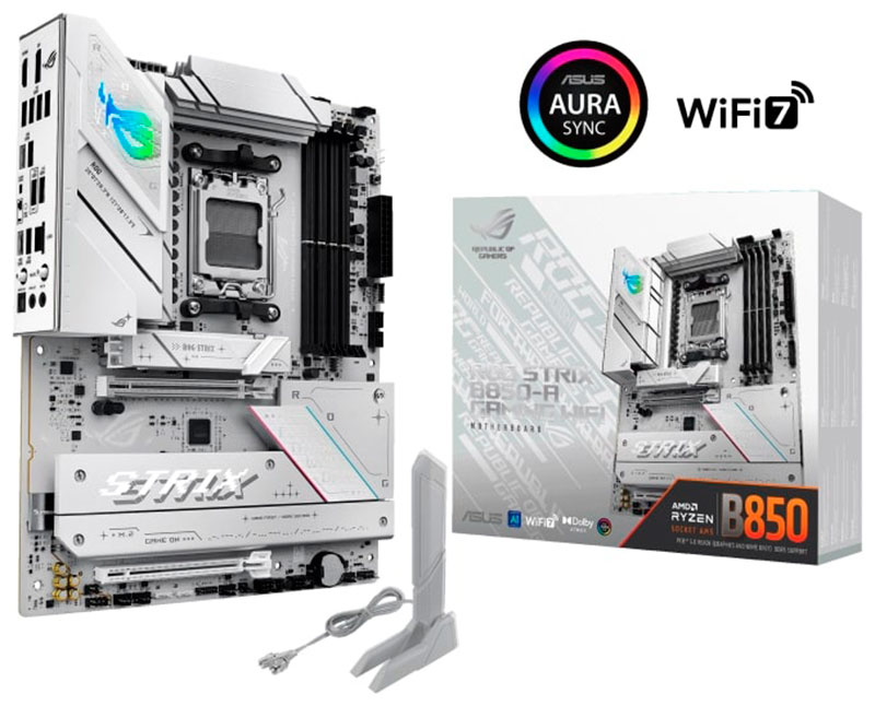 Материнская плата Asus ROG STRIX B850-A GAMING WIFI (AM5, ATX)