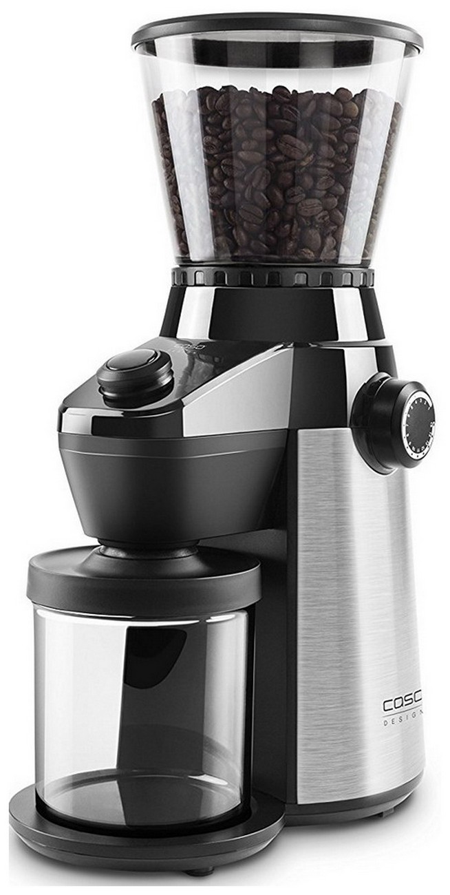 Кофемолка Caso Barista Flavour, 15 ступеней помола, нержавеющая сталь