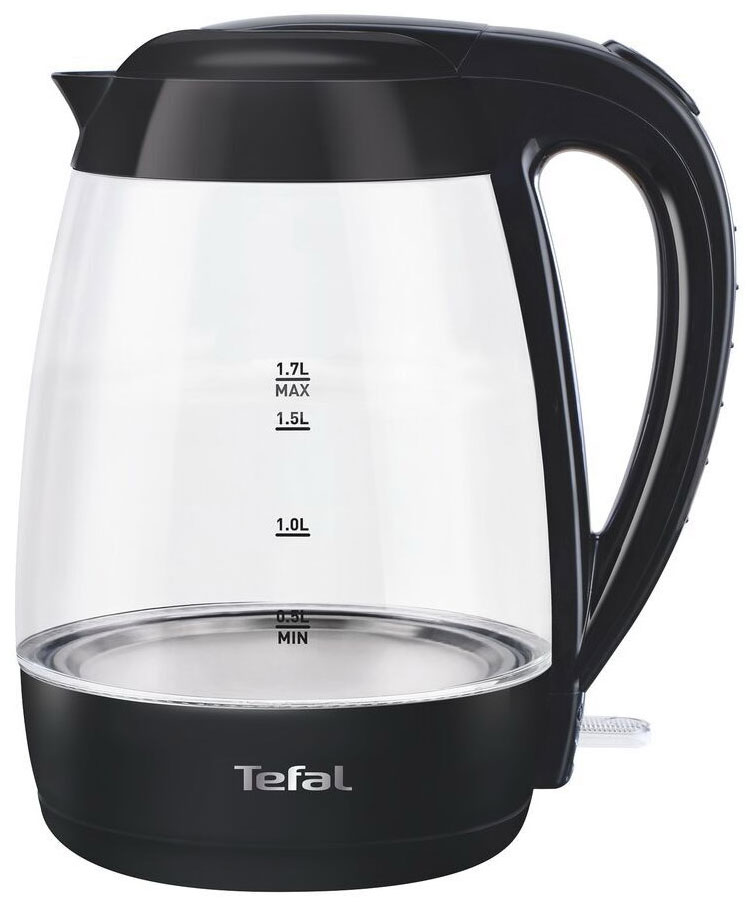 Чайник электрический Tefal Glass KO450832, черный
