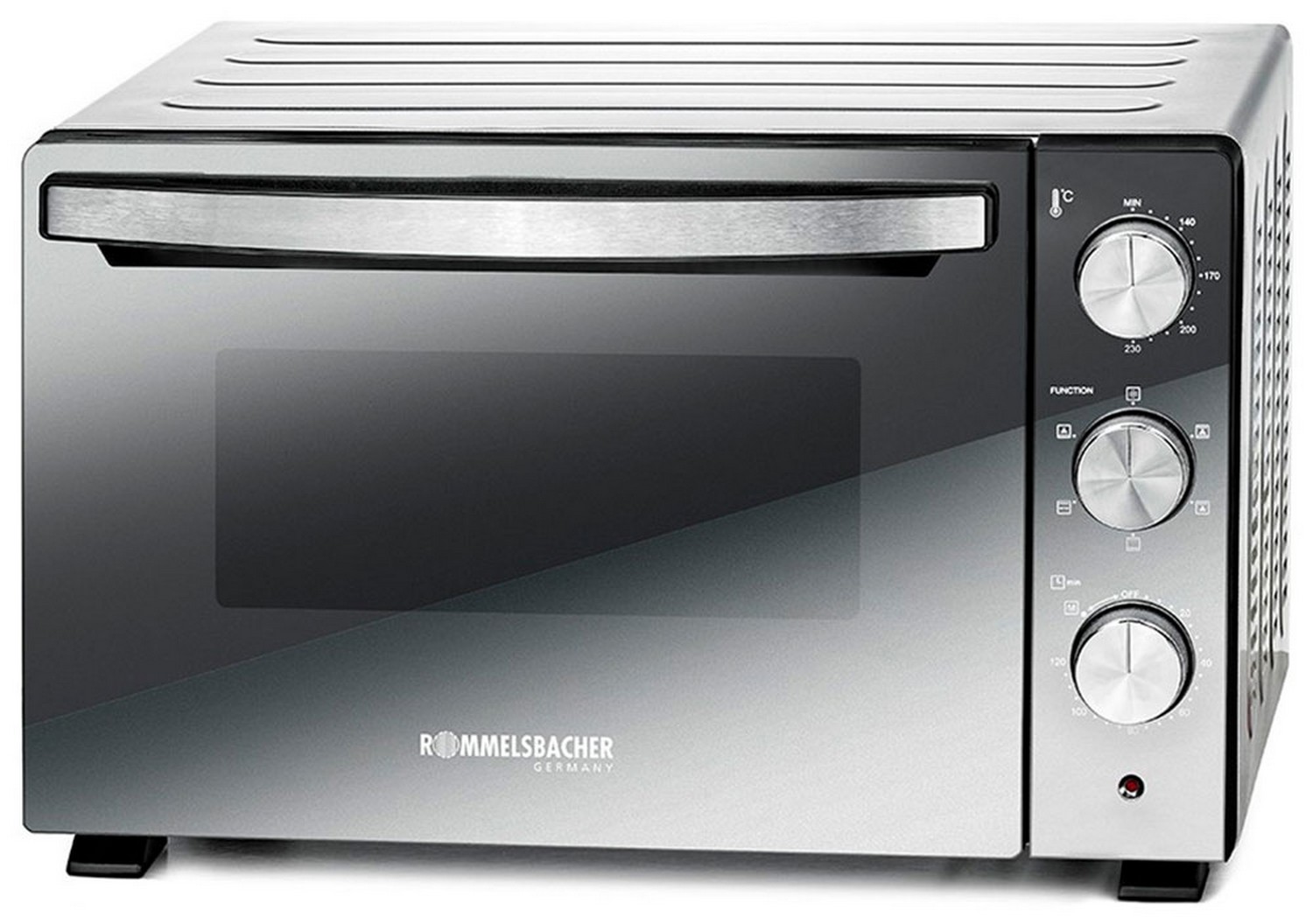 Мини печь Rommelsbacher BGS 1500, 30 л, таймер, подсветка камеры