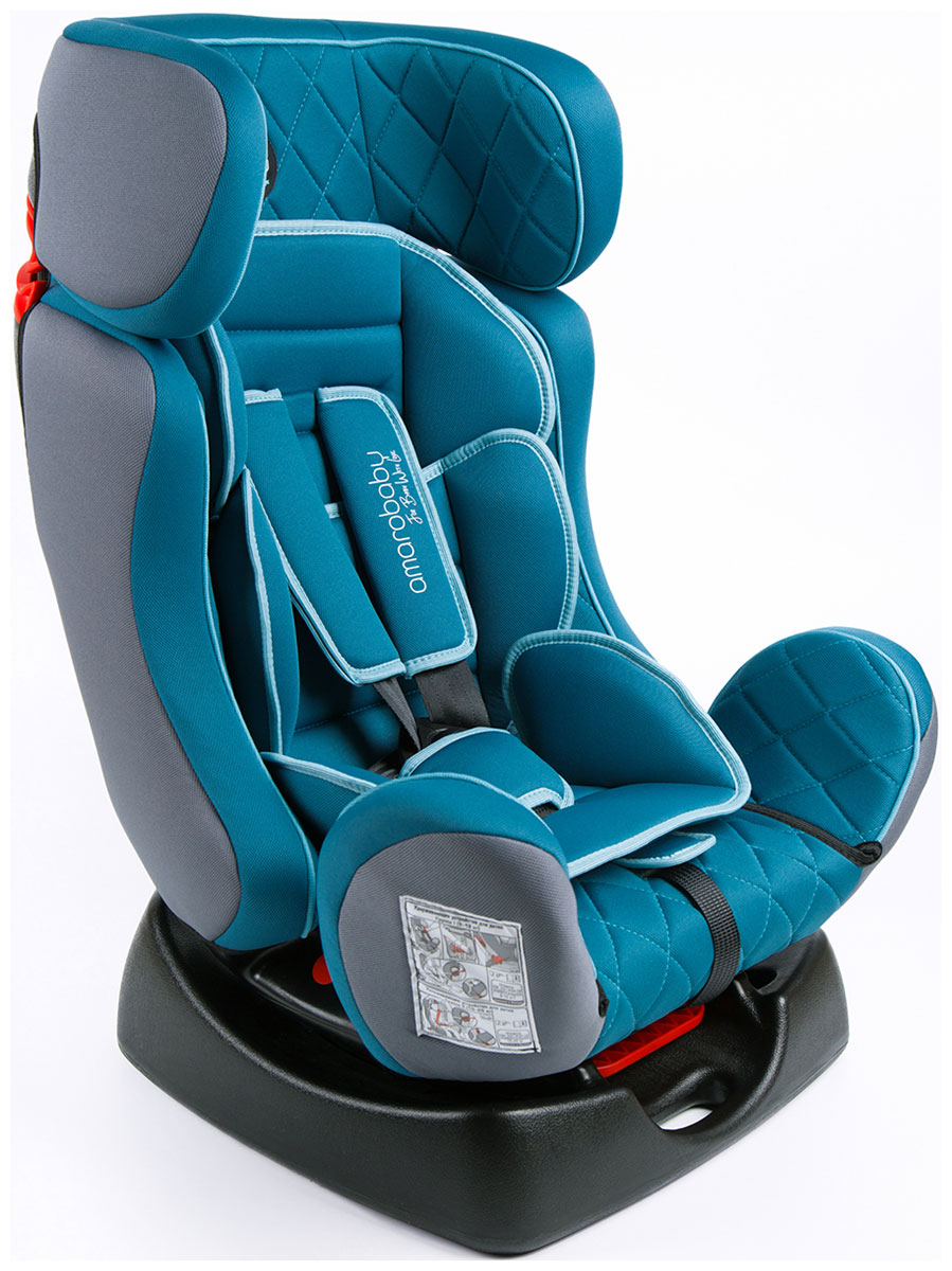 Автокресло Amarobaby Professional, группа 0 /I/II, (бирюзовый), AB212005PBi/18