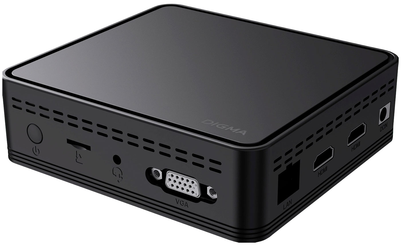 Неттоп  Digma Mini Office, черный (DPCN-8CXW01)