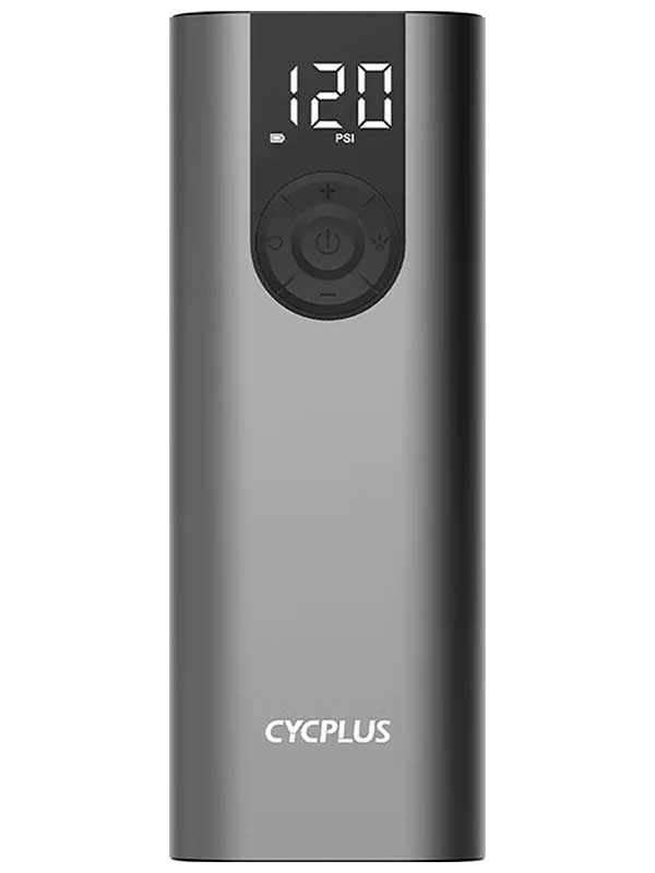 Портативный электрический насос  Cycplus A8, 5Вольт, 2600мАч, 150PSI, серебристый