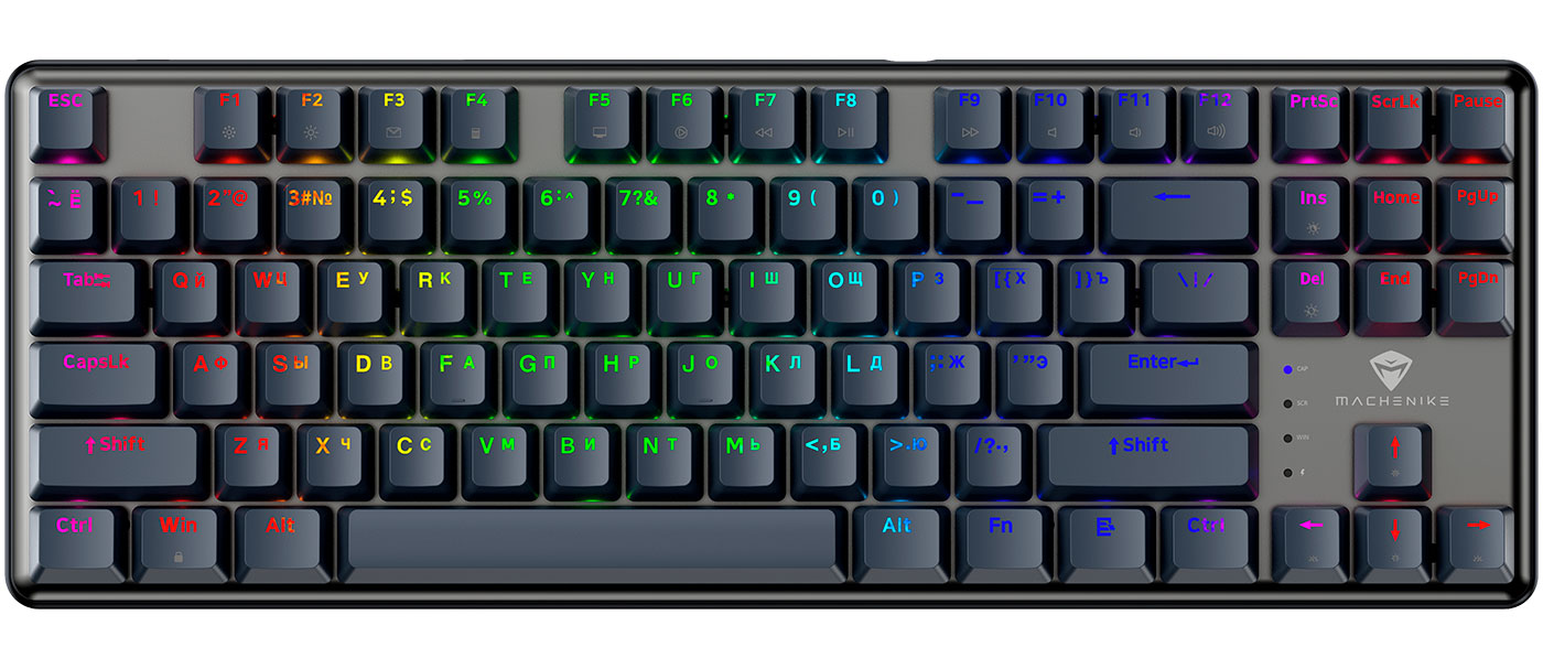 Клавиатура игровая проводная Machenike K600 Ash (JJ02GQ00CRU)