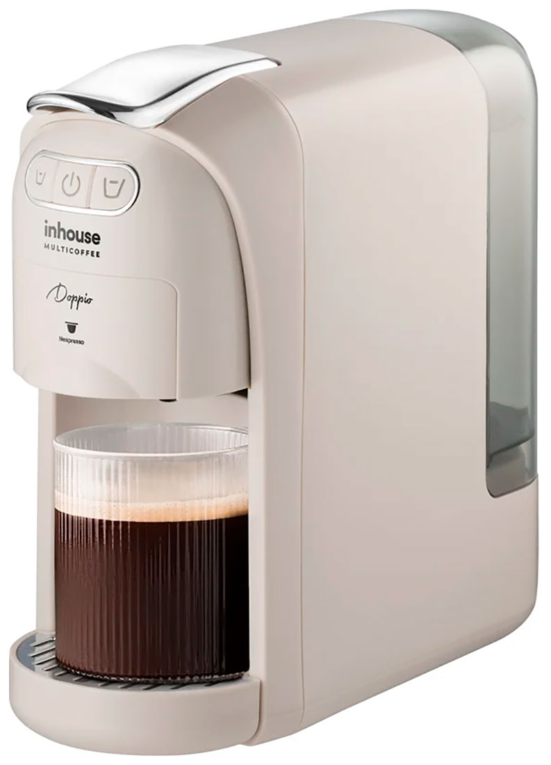 Кофемашина капсульная Inhouse ICM2005, 20 бар, цвет бежевый