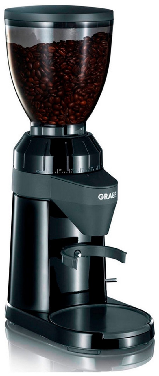 Кофемолка Graef CM 802 черный, мощность 128 Вт, 40 степеней помола