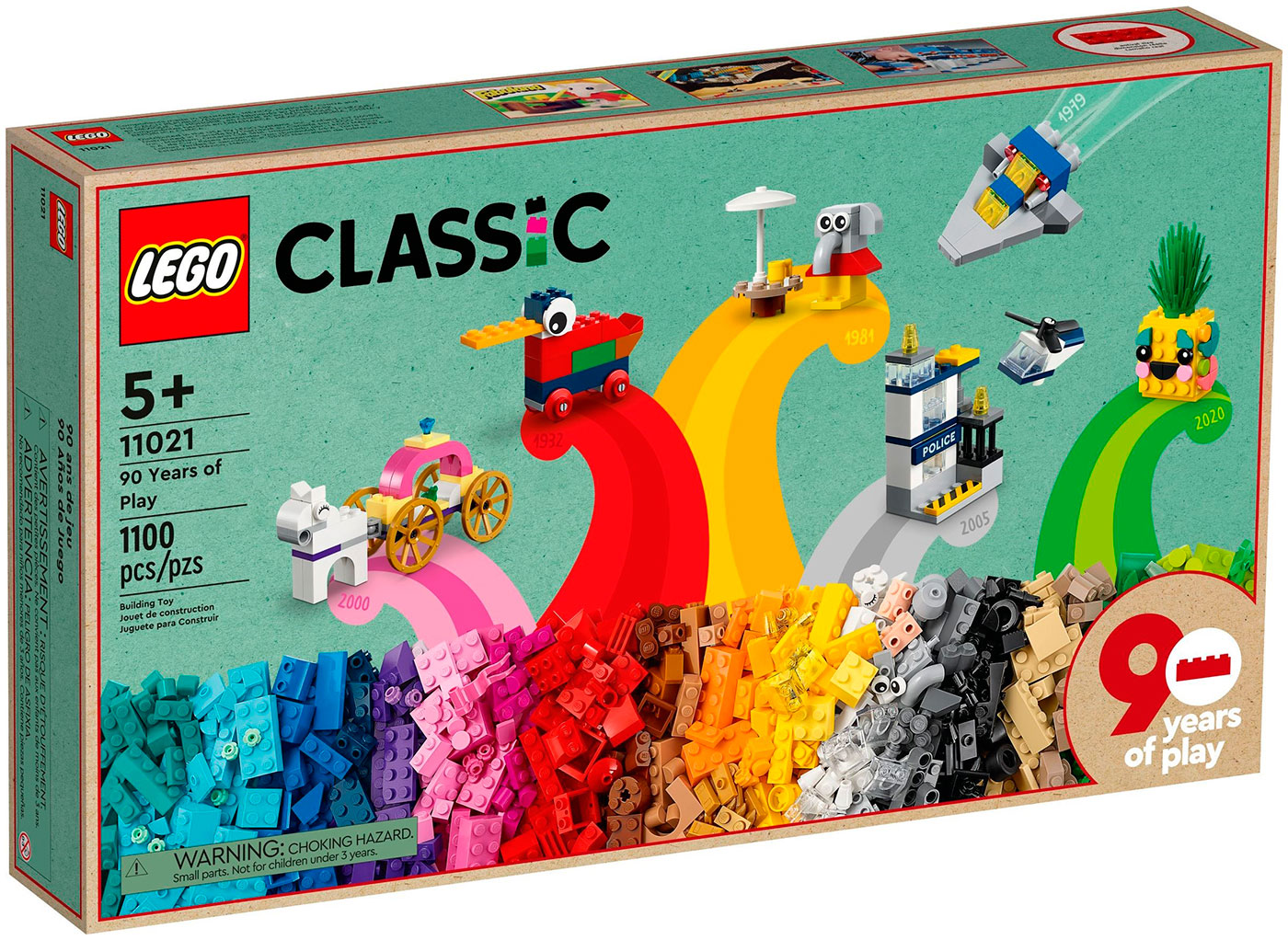 Конструктор Lego Classic 90 лет игры 11021