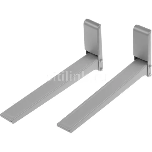 Кронштейн Holder MWS-2005, для СВЧ, настенный, макс. 40кг, серебристый