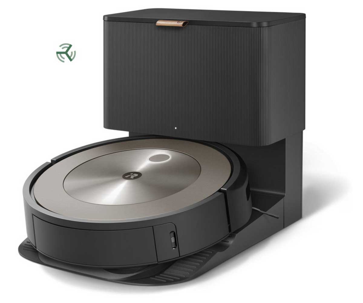 Робот-пылесос iRobot Roomba J9+, станция самоочистки, черный