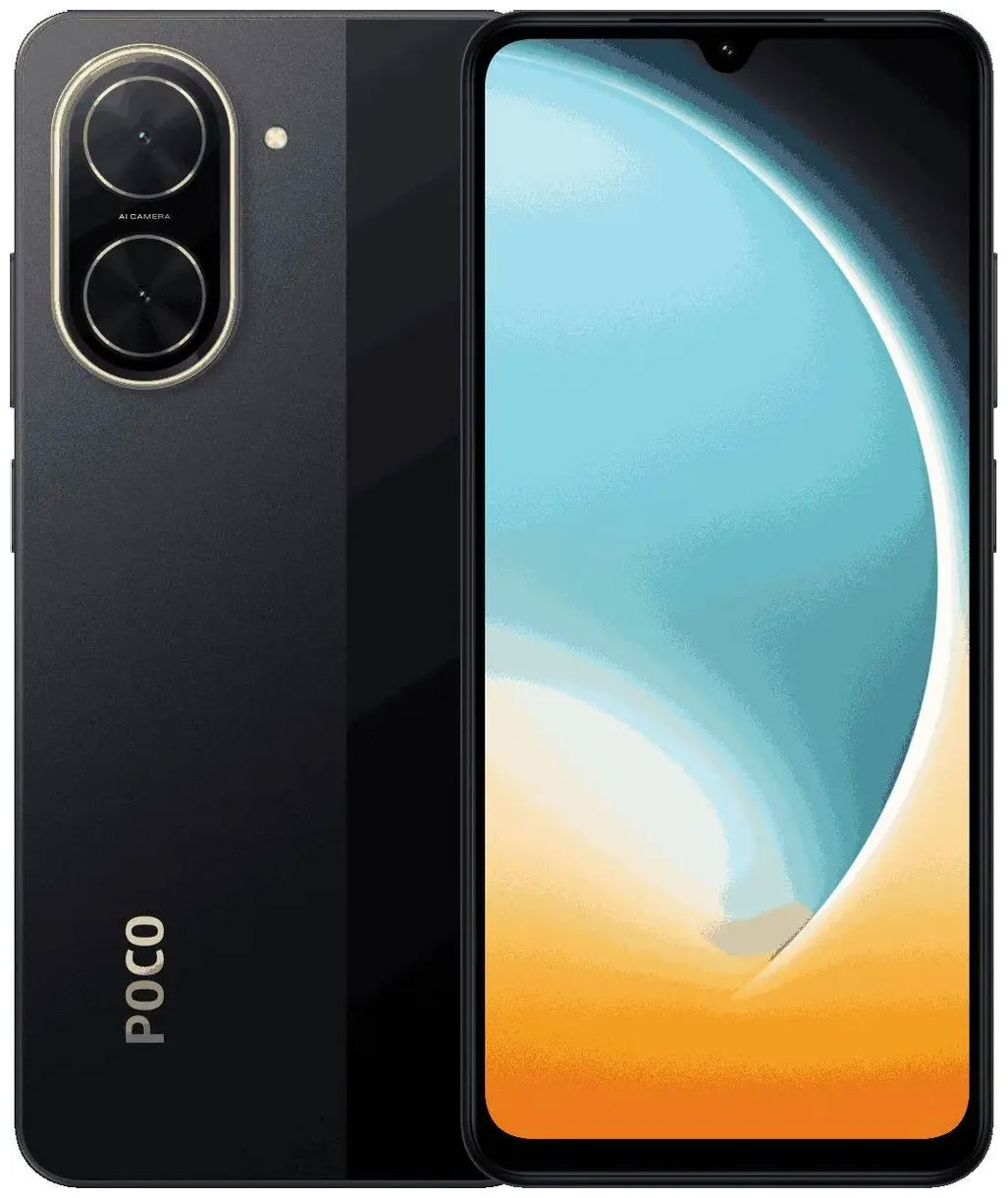 Смартфон Poco C71 3+64 Гб Black (C3ZP)