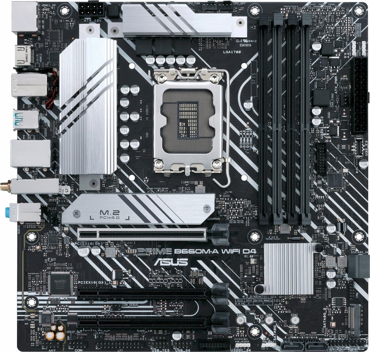 Материнская плата Asus PRIME B660M-A WIFI D4 (LGA1700, mATX)