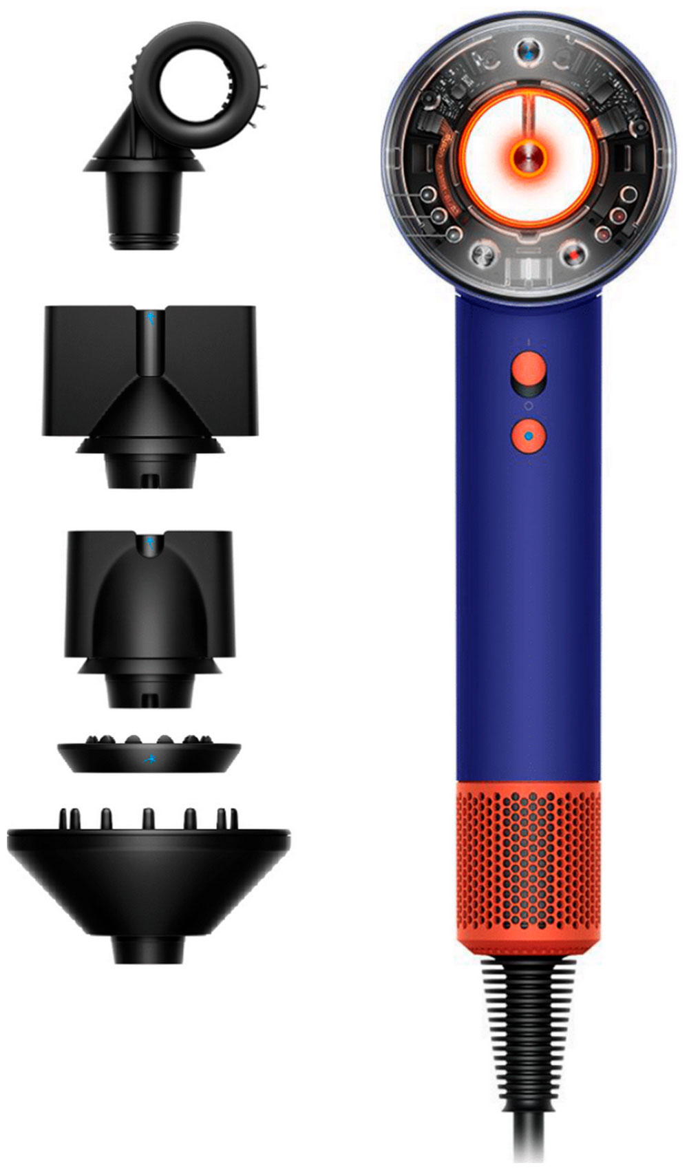 Фен Dyson SS Nural HD16 в цвете Vinca Blue/Topaz (EU)