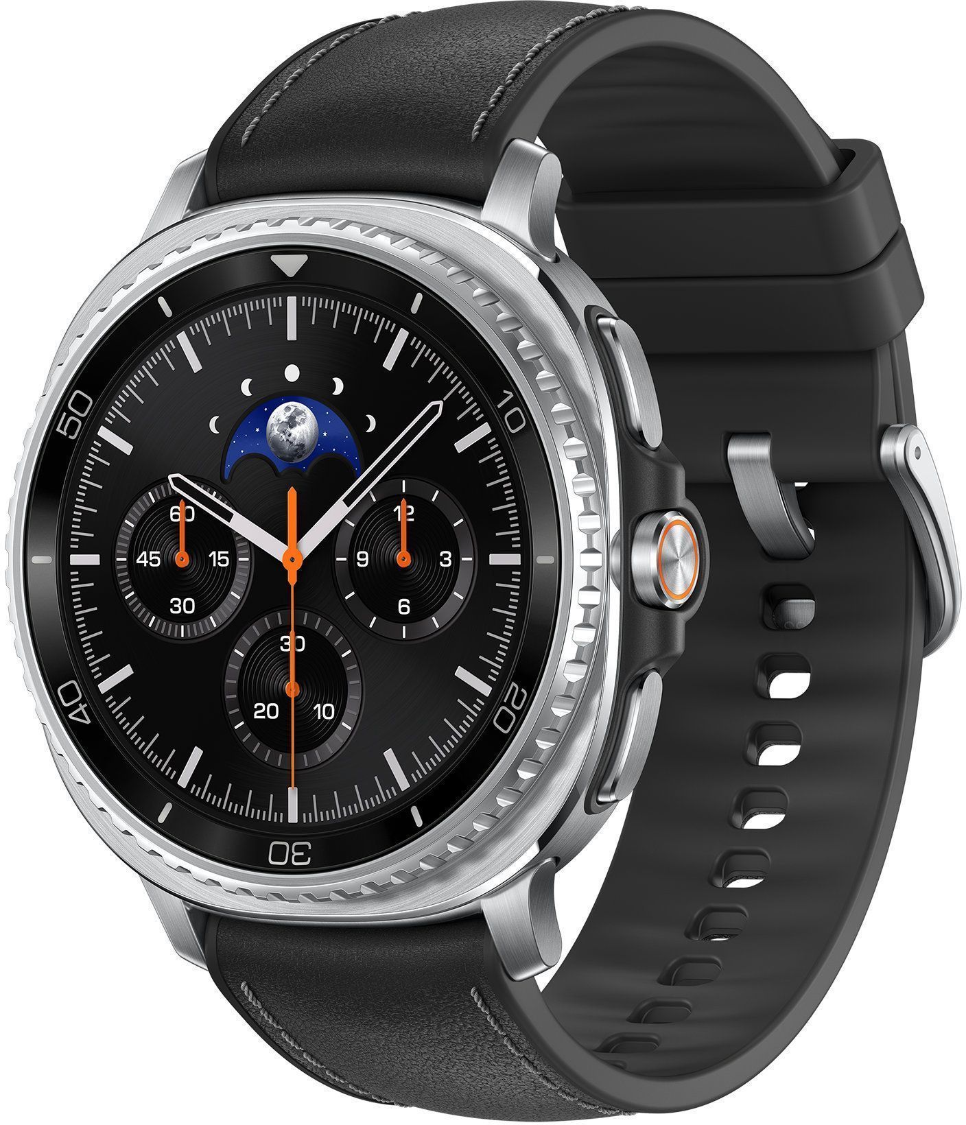 Умные часы Samsung Galaxy Watch 8 Classic LTE 46 мм 1.34 Super AMOLED серебристый/черный (SM-L505FZKACAU)