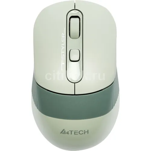 Мышь беспроводная A4TECH Fstyler FB10C, Bluetooth/Радио, оптическая, USB, 2000dpi, зеленый [fb10c matcha green]