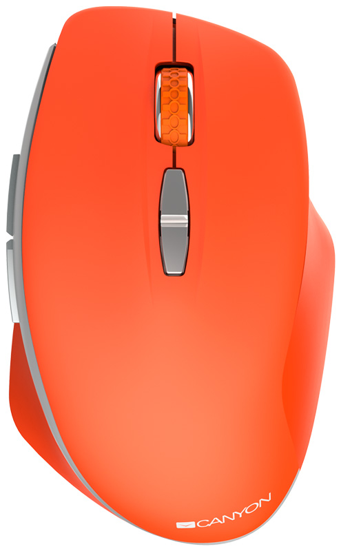 Беспроводная мышь Canyon Blue LED" MW-21 800/1200/1600 DPI 7 кнопок Ярко-красный