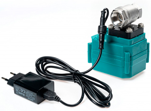 Умный кран системы контроля протечки Sibling Powerswitch-CU (1/2")