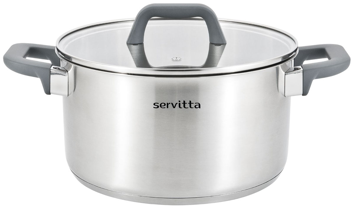 Кастрюля с крышкой Servitta Porto, 2.4 л (Sr0307)