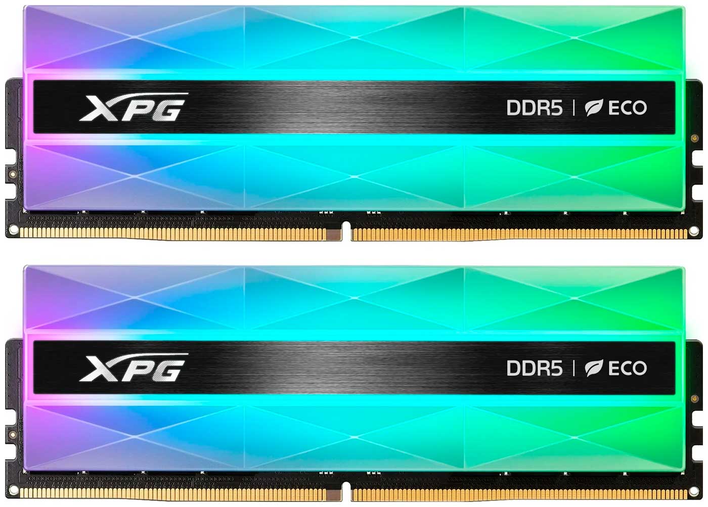 Оперативная память Adata DDR5 32GB (2x16GB) 7200MHz Lancer Neon RGB (AX5U7200C3416G-DCLANRSG)