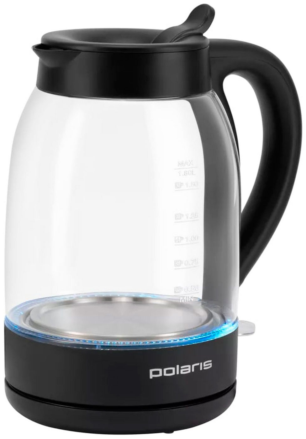 Чайник электрический Polaris PWK 1797CGL Water Way Pro, черный