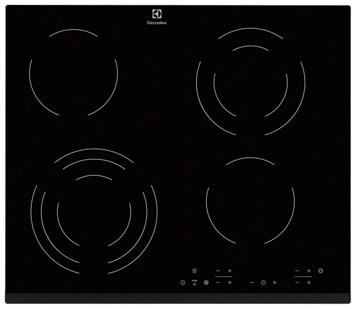 Электрическая варочная панель Electrolux EHF 6343 FOK, таймер, черный