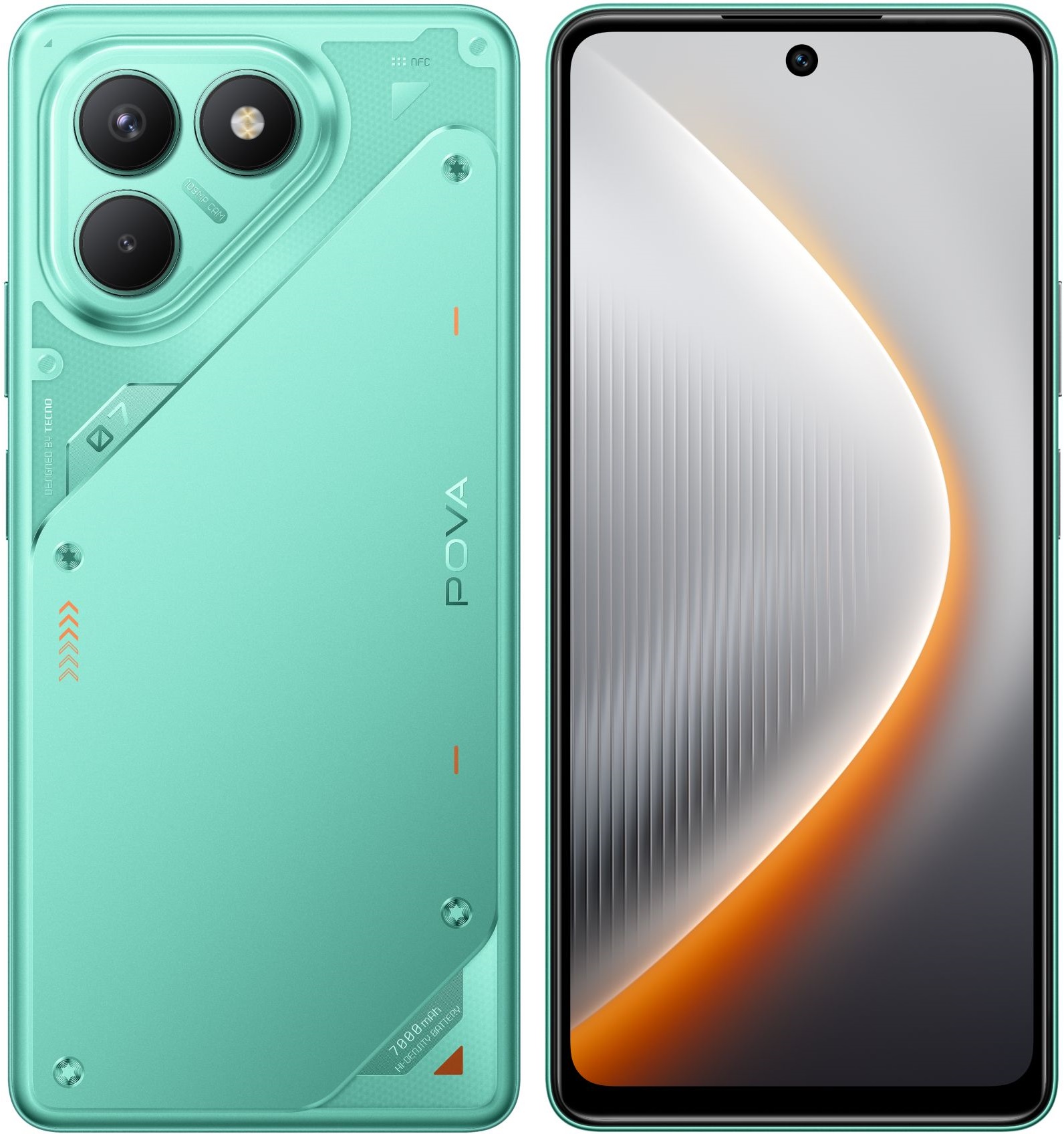 Смартфон Tecno Pova 7 Neo 256Gb 8Gb зеленый