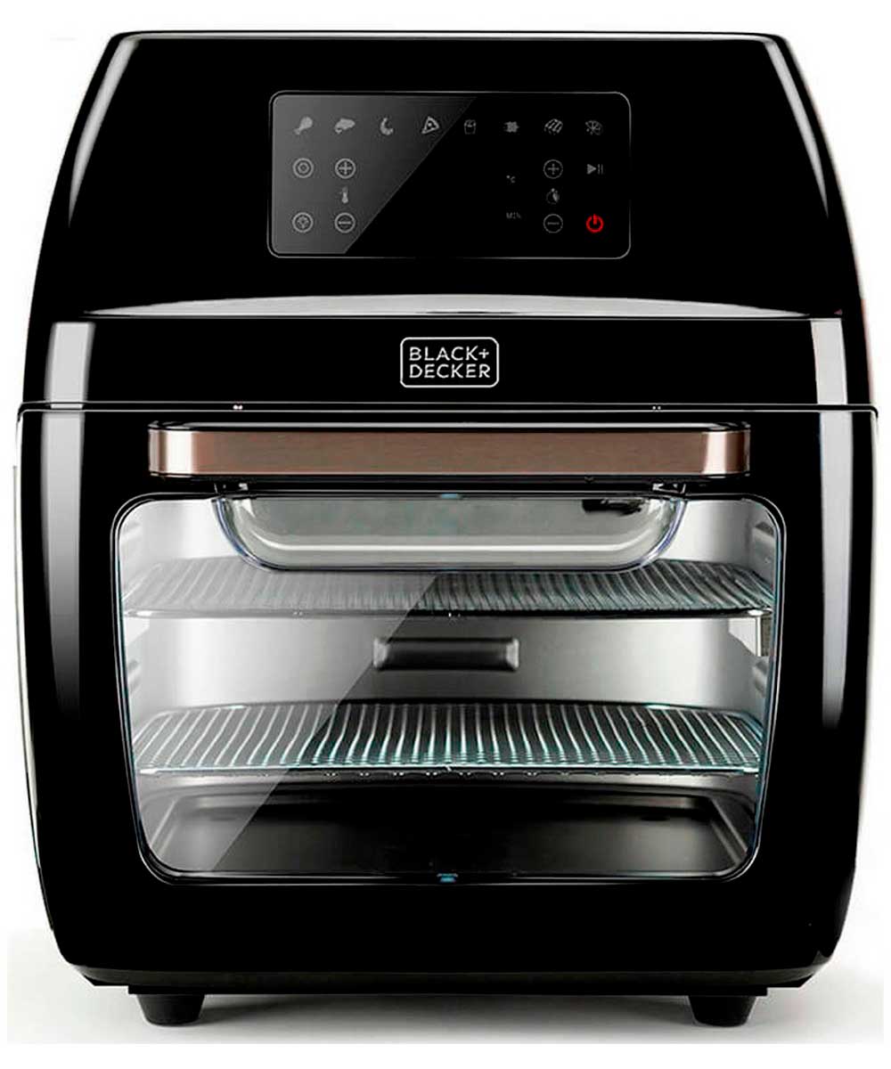 Аэрофритюрница Black+Decker BXAFO1200E, мощность 1700 Вт, объем 12 л
