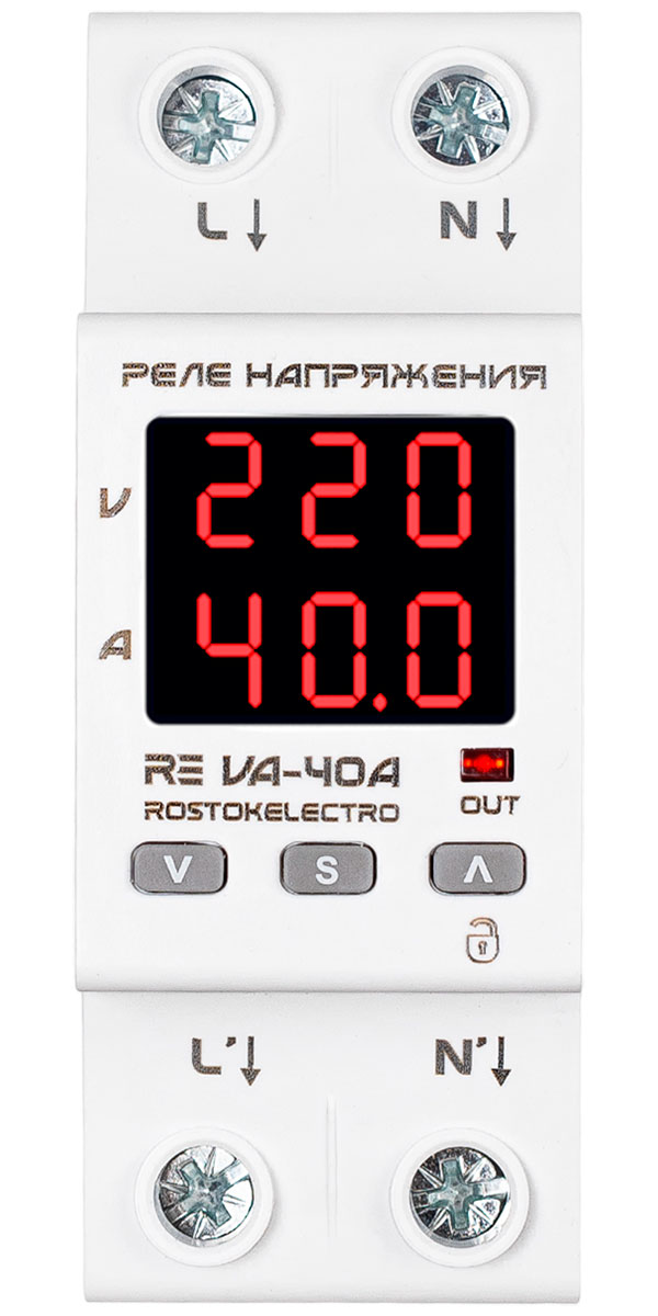 Реле напряжения RE VA-40A