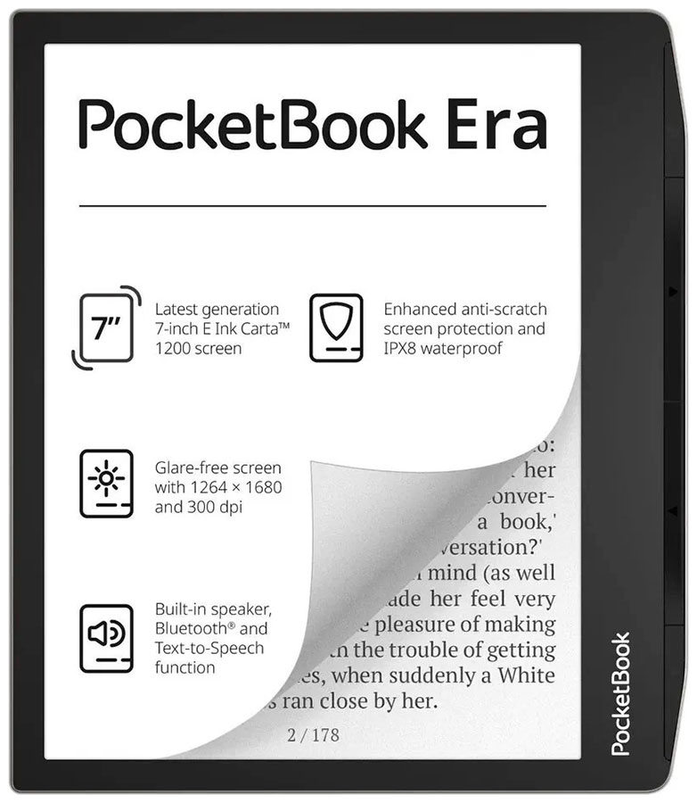 Электронная книга PocketBook 700 ERA, 16 Gb, Stardust Silver (PB700-U-16-WW)