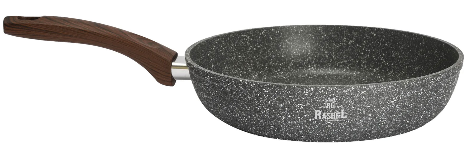 Сковорода Rashel R-10820, литая, 20 см, серый гранит