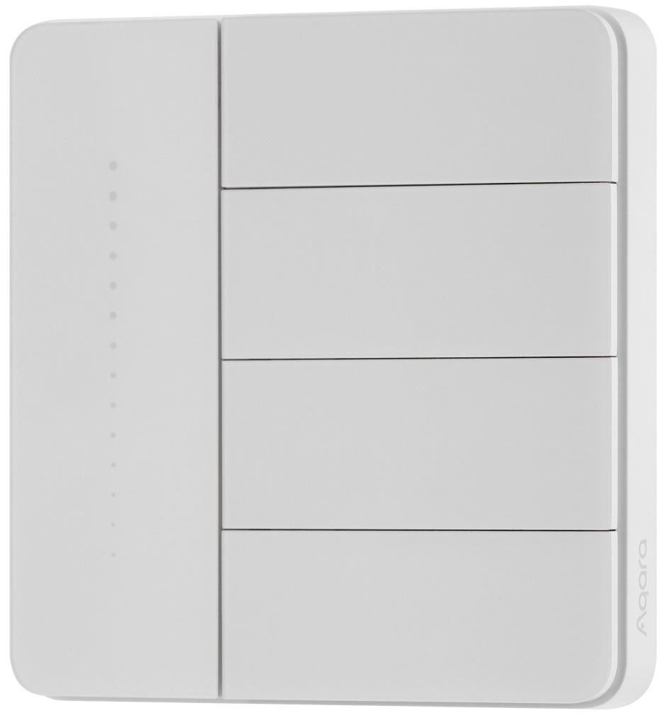 Умный выключатель Aqara Z1 Pro ZNQBKG45LM, 4-х кл., белый (ZNQBKG45LM_WH)