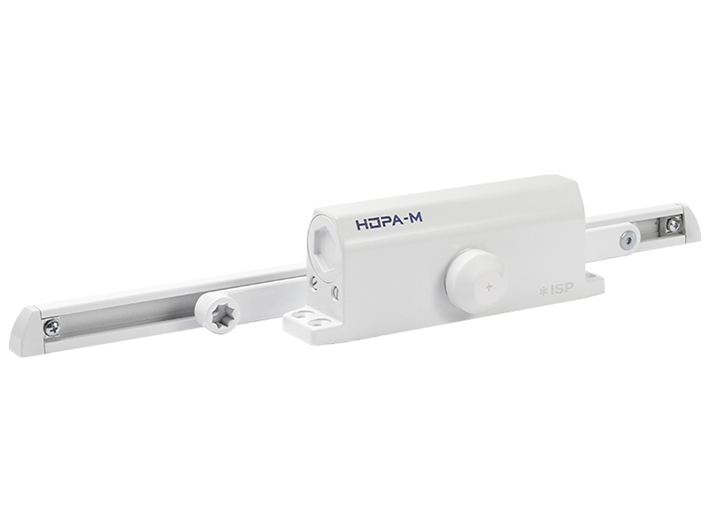 Доводчик дверной  Нора-М 450 Slider ISPARUS, 110-150 кг, Белый (19302)