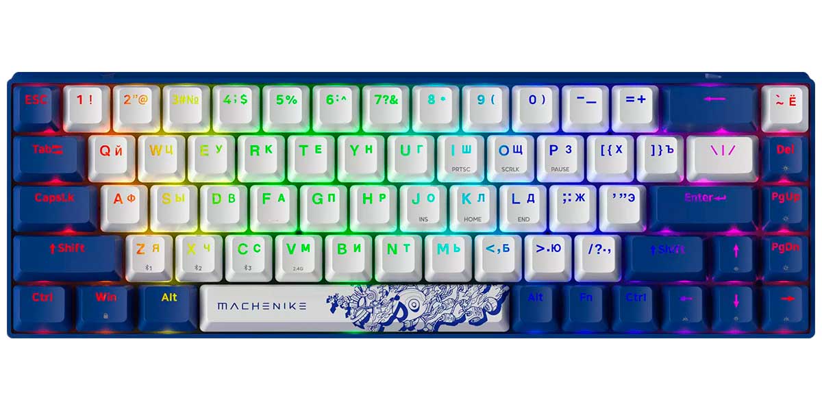 Клавиатура игровая беспроводная Machenike K600-68 Orion (JJ02G200DRU)