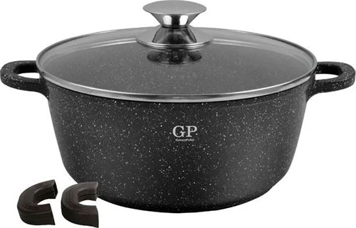 Кастрюля с крышкой GreenPoint 2878-GP, 28 см, 6.2 л