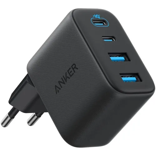 Сетевое зарядное устройство ANKER Zolo, 2xUSB-A, 2xUSB-C, 50Вт, 3A, черный [a121eg11]