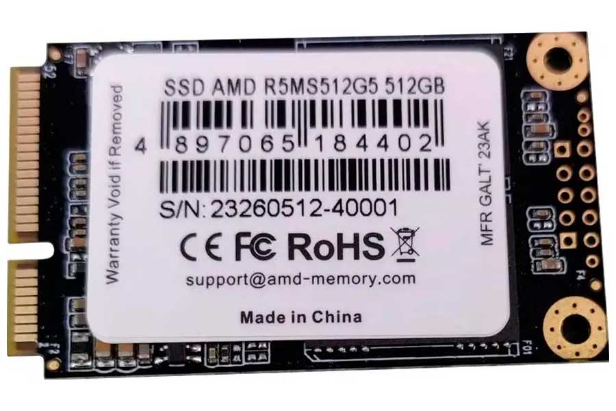 SSD накопитель AMD Radeon R5 512 Гб mSATA (R5MS512G5)