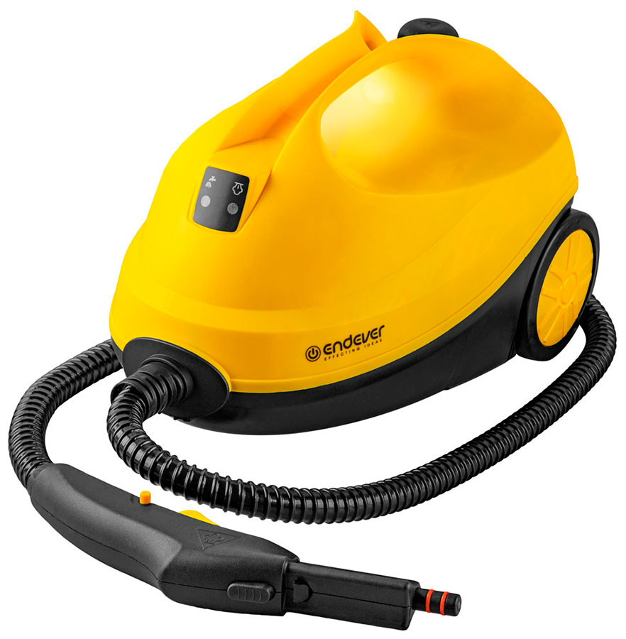 Отпариватель-пароочиститель Endever Odyssey Q-806, желтый/черный