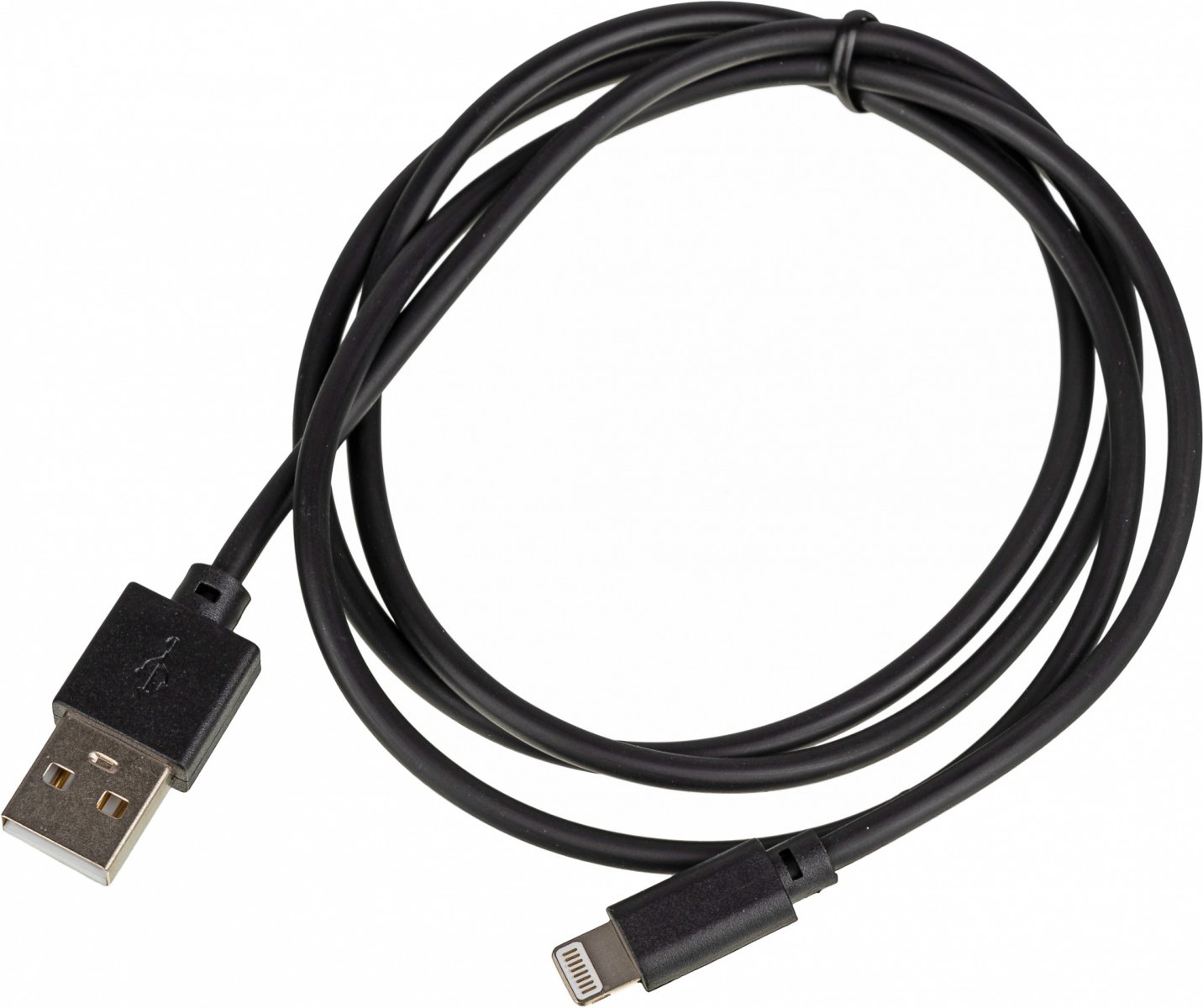 Кабель Noname Lightning (m) 1м черный