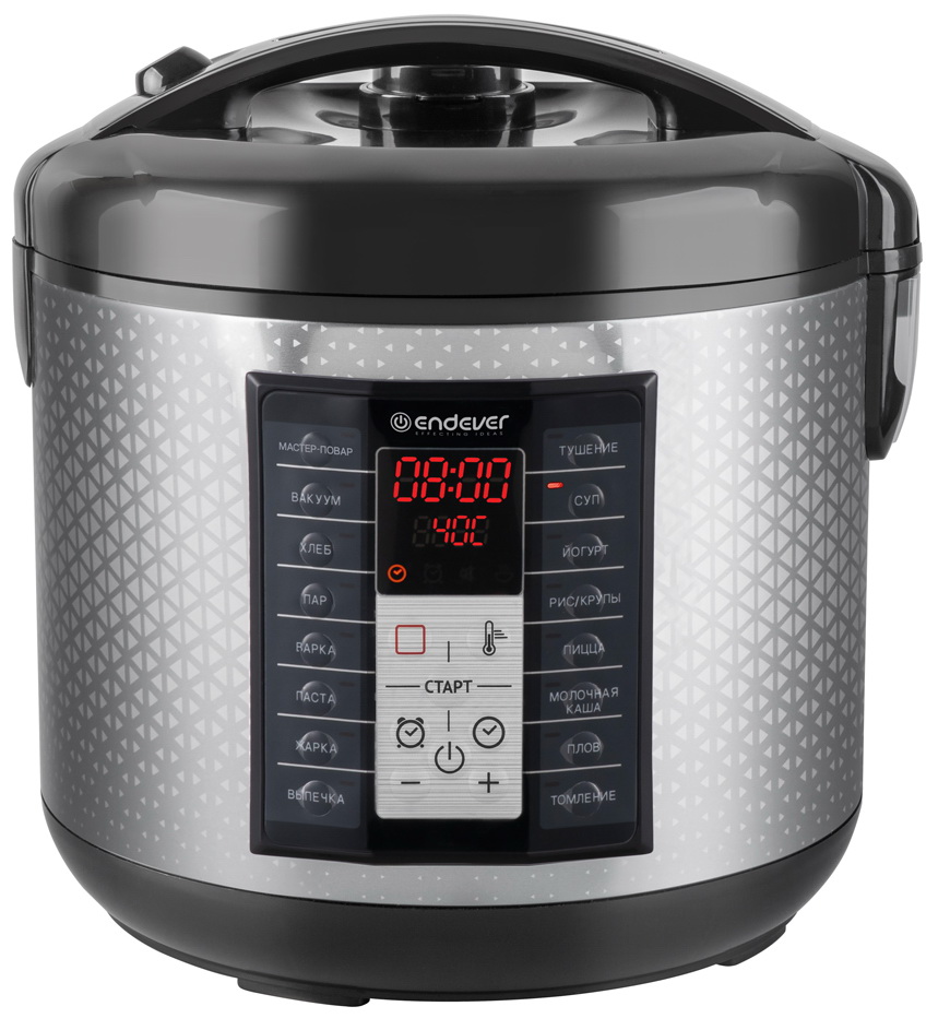 Мультиварка Endever Vita-122 (90482) черный/стальной