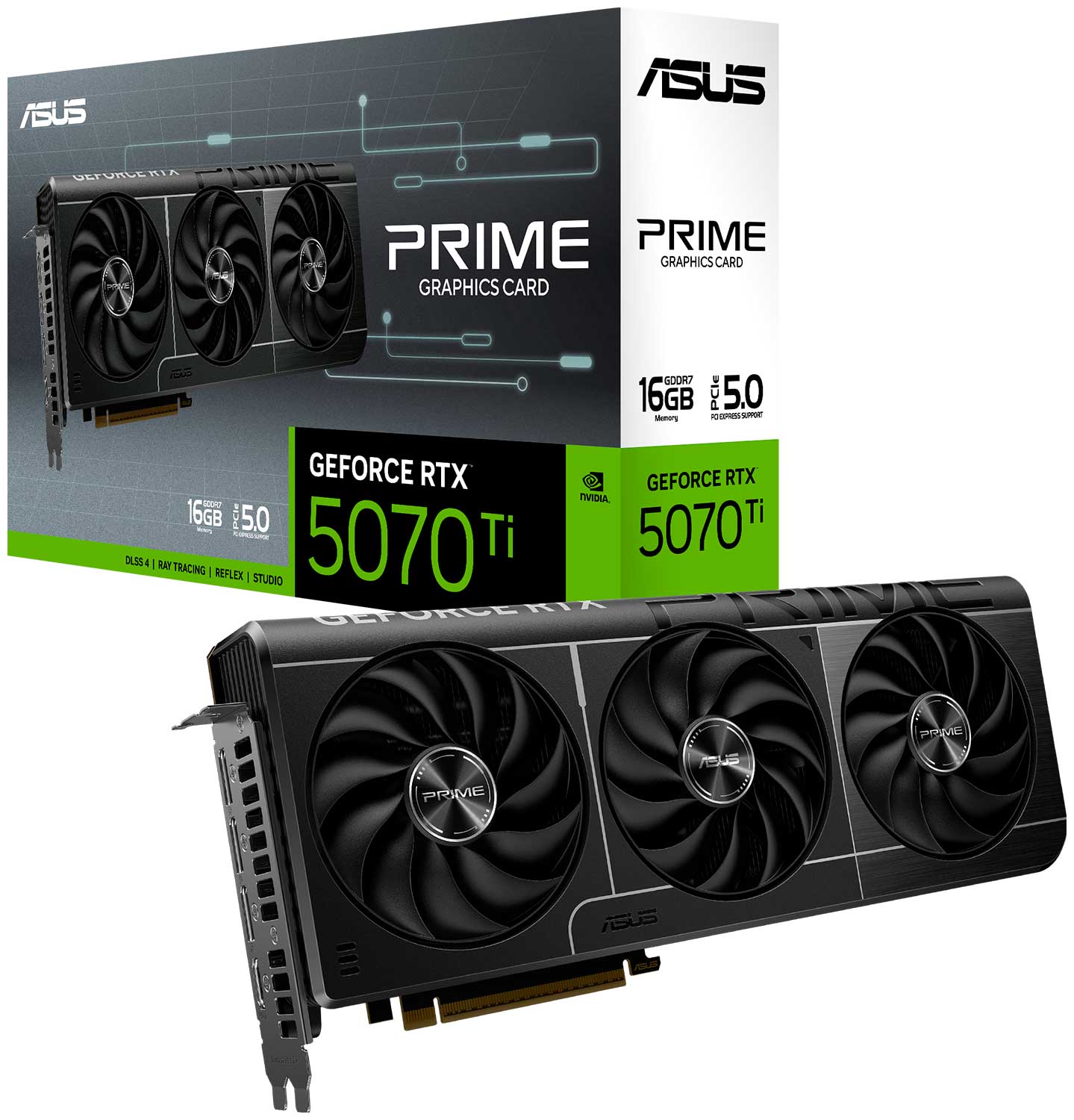 Видеокарта Asus GeForce RTX 5070 Ti PRIME 16GB (PRIME-RTX5070TI-16G) 90YV0MF1-M0NA00