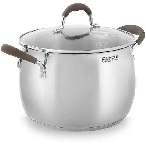Кастрюля 6л Rondell Konzept RDS-1230, нержавеющая сталь, с крышкой