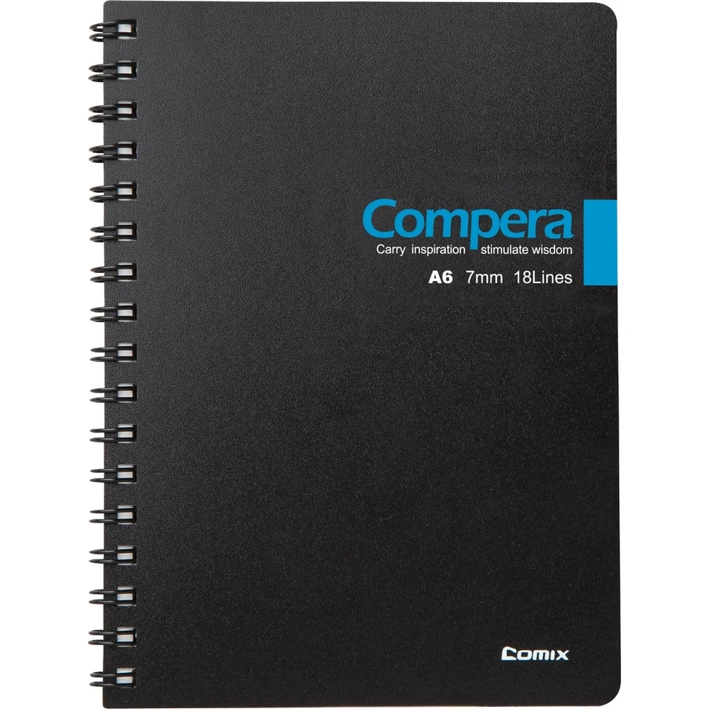 Блокнот COMIX Compera Bond CPA6507 BLK/BU