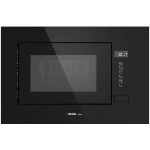Встраиваемая микроволновая печь HOMSAIR MOB205GB, 20л, 1080Вт, черный