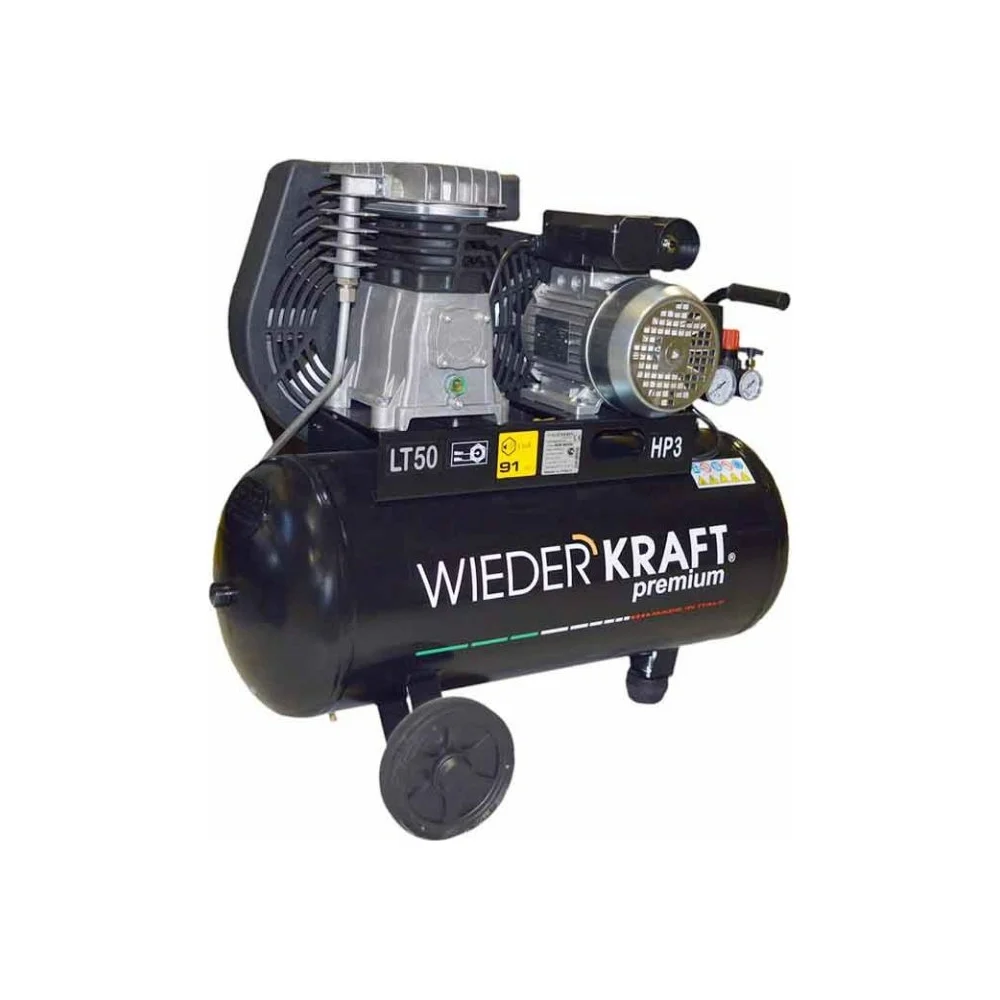 Двухцилиндровый ременной компрессор WIEDERKRAFT WDK-90532