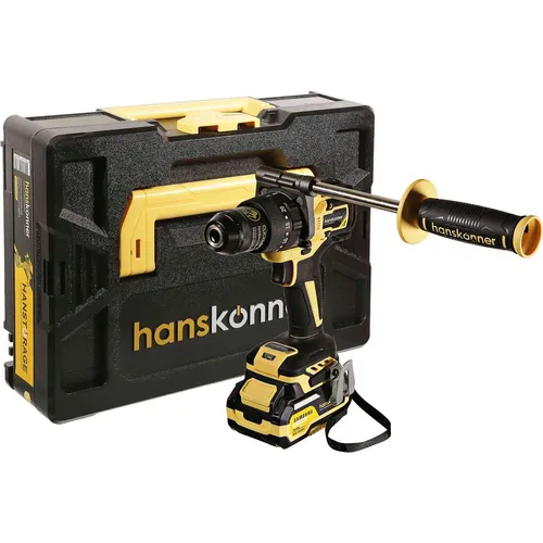 Шуруповерт HANSKONNER HCD20165PRO, 4Ач, с двумя аккумуляторами