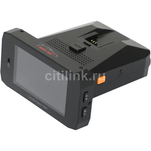 Видеорегистратор с радар-детектором Sho-Me Combo Raptor WiFi, черный