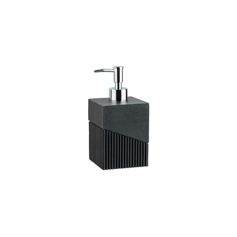Дозатор для жидкого мыла PERFECTO LINEA Element черный 35-618103