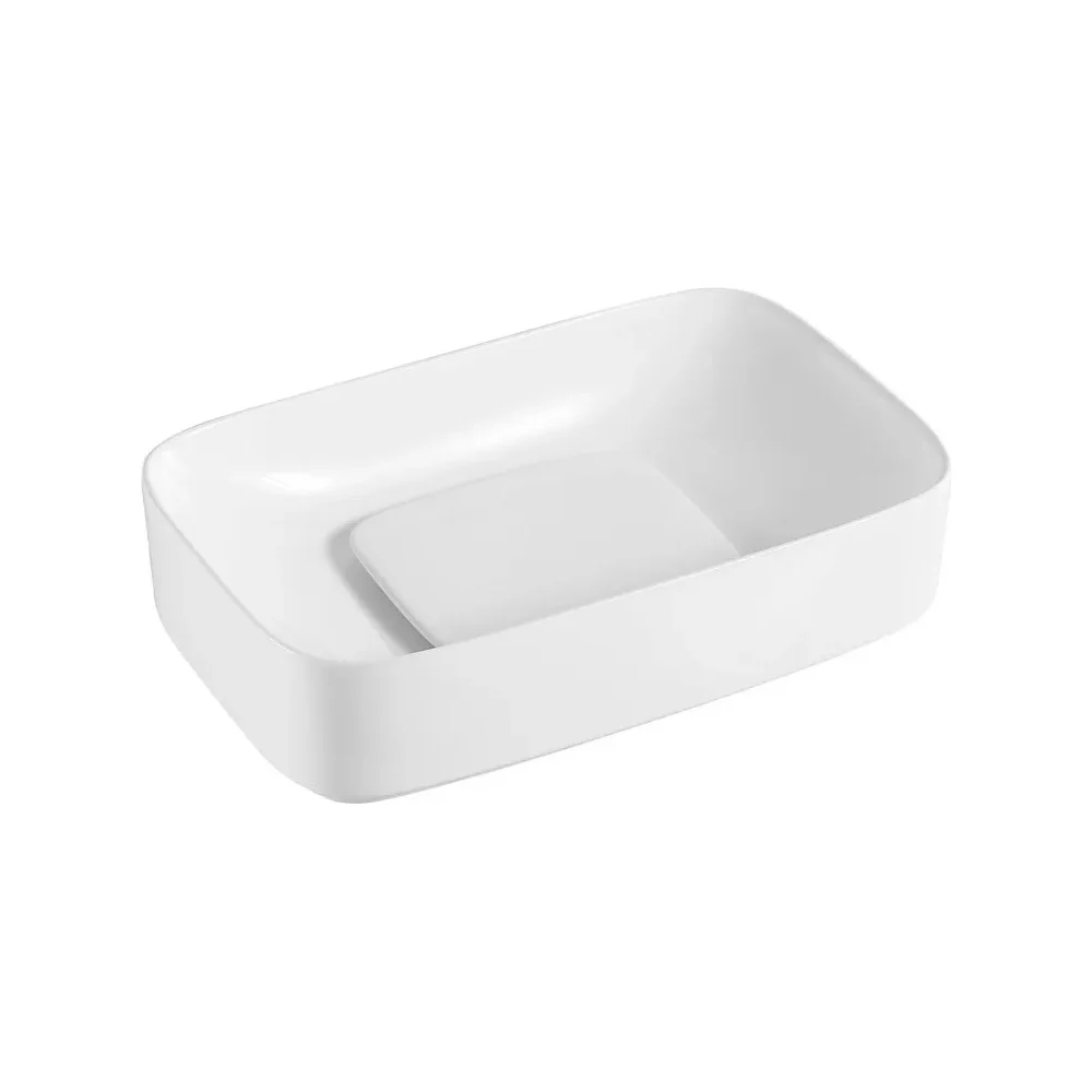 Прямоугольная накладная умывальник-чаша Ceramicanova Element CN5021