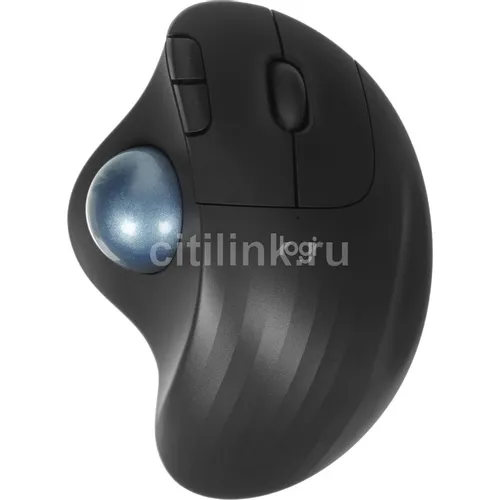 Трекбол беспроводная Logitech M575S, Bluetooth/Радио, оптическая, USB, 2000dpi, черный [910-007035]